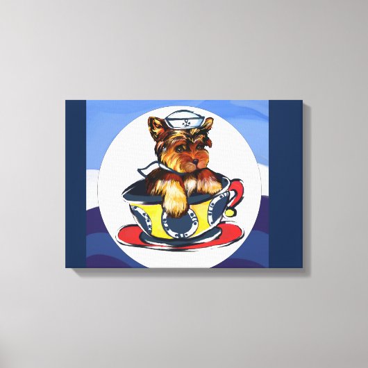 Yorkie Poo Canvas Afdruk (Voorkant)