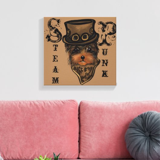 YORKIE POO CANVAS AFDRUK (Insitu (Woonkamer))