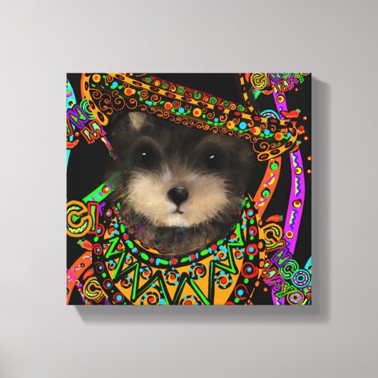 Yorkie Poo Canvas Afdruk (Voorkant)