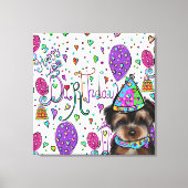 Yorkie Poo Canvas Afdruk (Voorkant)