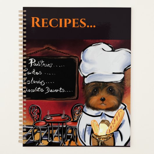 YORKIE POO CHEF PLANNER (Voorkant)