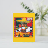 Yorkie Poo Cinco de Mayo Briefkaart (Staand voorkant)