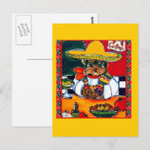 Yorkie Poo Cinco de Mayo Briefkaart (Voorkant / Achterkant)