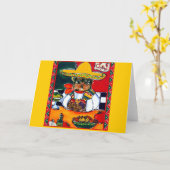 Yorkie Poo Cinco de Mayo Kaart (Gele Bloem)