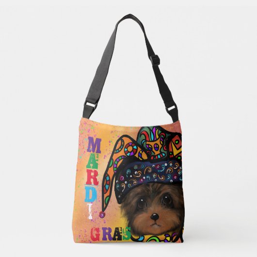 YORKIE POO CROSSBODY TAS (Voorkant)