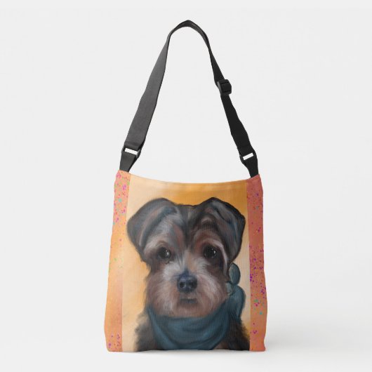 YORKIE POO CROSSBODY TAS (Voorkant)