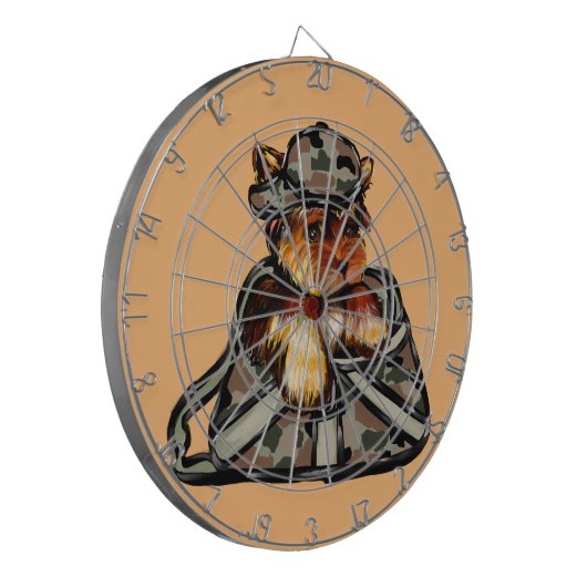 YORKIE POO DARTBORD (Voorkant Links)