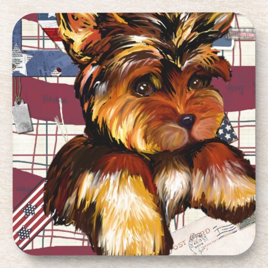 YORKIE POO DRANKJES ONDERZETTER (Voorkant)