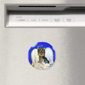 Yorkie Poo Engel Magneet (Insitu (Vaatwasser))