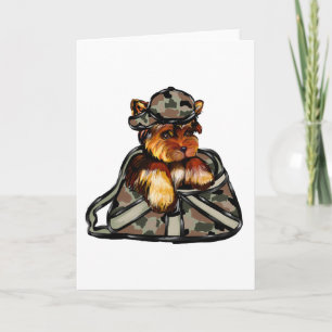 YORKIE POO FEESTDAGEN KAART