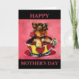 Yorkie Poo Feestdagen Kaart