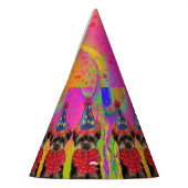 Yorkie Poo Feesthoedjes (Links)