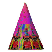 Yorkie Poo Feesthoedjes (Rechts)