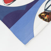 Yorkie Poo Fleece Deken (Hoek)