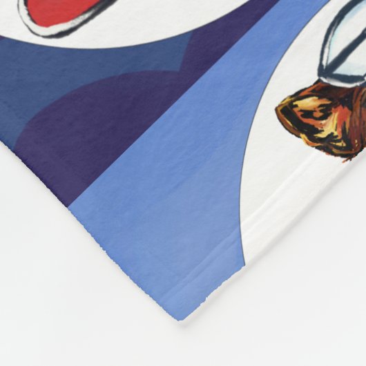 Yorkie Poo Fleece Deken (Hoek)