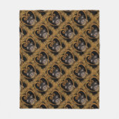 Yorkie Poo Fleece Deken (Voorkant)