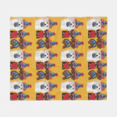 Yorkie Poo Fleece Deken (Voorkant (Horizontaal))