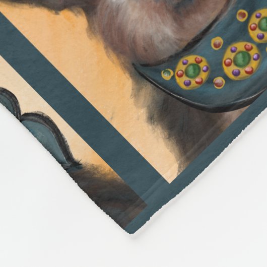 YORKIE POO FLEECE DEKEN (Hoek)