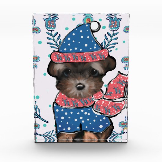 Yorkie Poo Fotoblokken (Voorkant)