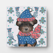 Yorkie Poo  Fotoplaat (Voorkant)