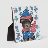 Yorkie Poo  Fotoplaat (Voorkant)