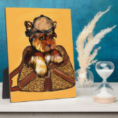 YORKIE POO FOTOPLAAT (Zijkant)