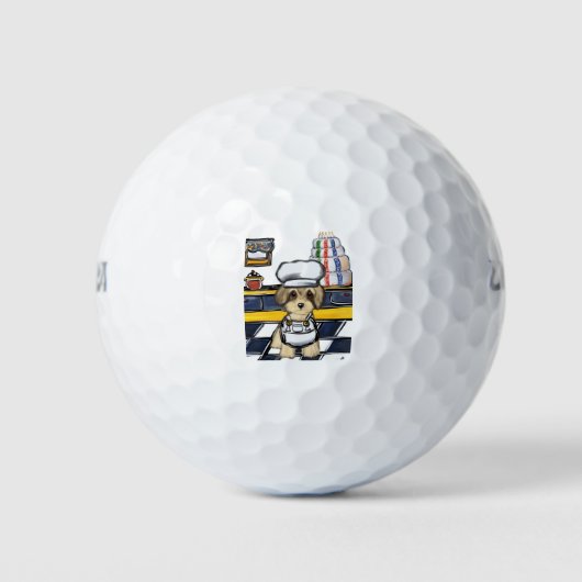 Yorkie Poo Golfballen (Voorkant)