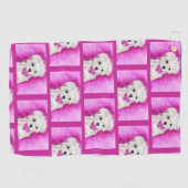 YORKIE POO GOLFHANDDOEK (Horizontaal)