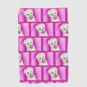 YORKIE POO GOLFHANDDOEK (Voorkant)