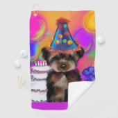 YORKIE POO            GOLFHANDDOEK (Insitu)