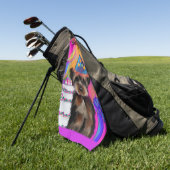 YORKIE POO            GOLFHANDDOEK (Groen)