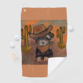 Yorkie Poo Golfhanddoek (Insitu)