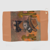 Yorkie Poo Golfhanddoek (Horizontaal)