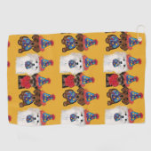 Yorkie Poo Golfhanddoek (Horizontaal)