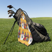 Yorkie Poo Golfhanddoek (Groen)