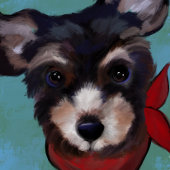 Yorkie Poo Golfhanddoek