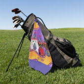 Yorkie Poo  Golfhanddoek (Groen)
