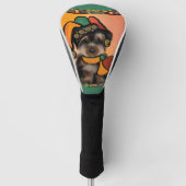 Yorkie Poo Golfheadcover (Voorkant)