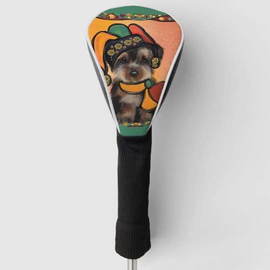 Yorkie Poo Golfheadcover (Voorkant)
