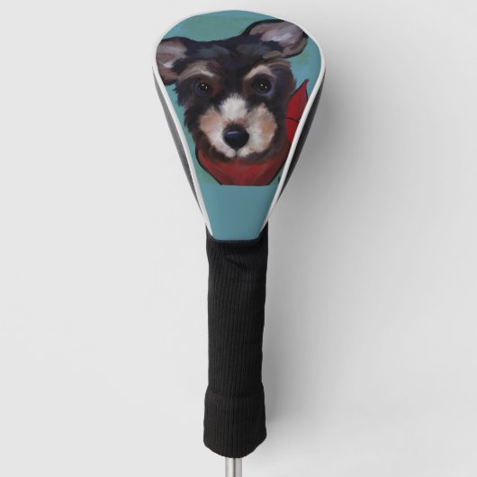 Yorkie Poo Golfheadcover (Voorkant)