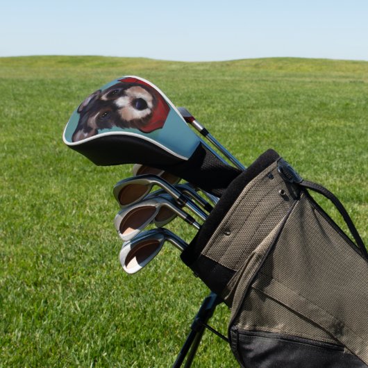 Yorkie Poo Golfheadcover (Insitu)
