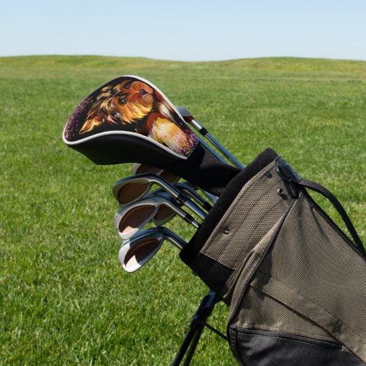 Yorkie Poo Golfheadcover (Insitu)