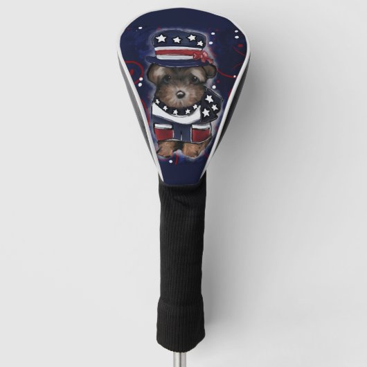 Yorkie Poo Golfheadcover (Voorkant)