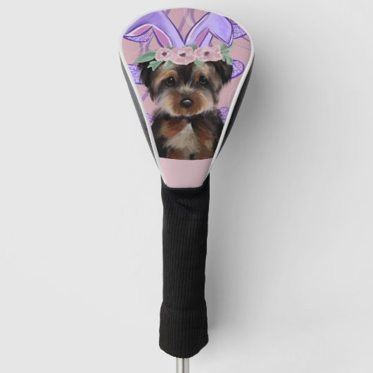 Yorkie Poo Golfheadcover (Voorkant)