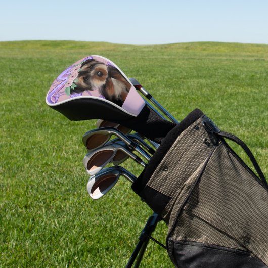 Yorkie Poo Golfheadcover (Insitu)