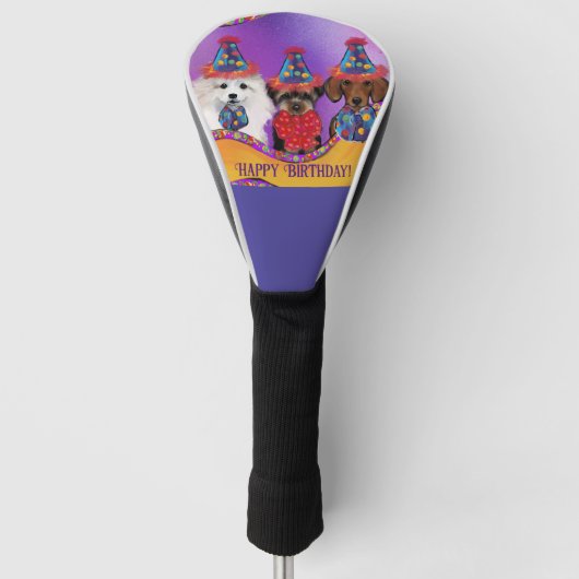 Yorkie Poo  Golfheadcover (Voorkant)