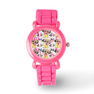  YORKIE POO HOREN HORLOGE