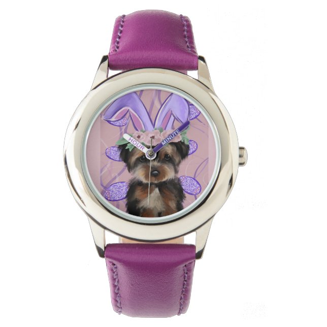 Yorkie Poo Horloge (Voorkant)