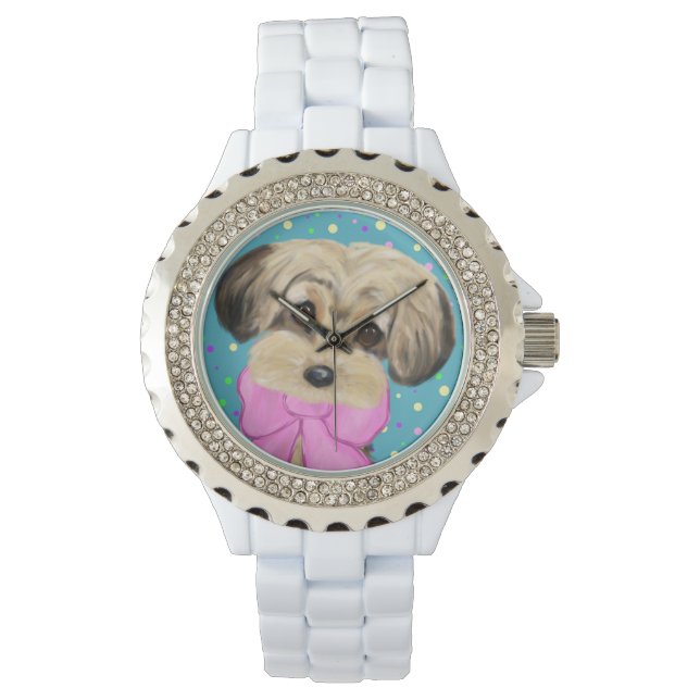 YORKIE POO HORLOGE (Voorkant)