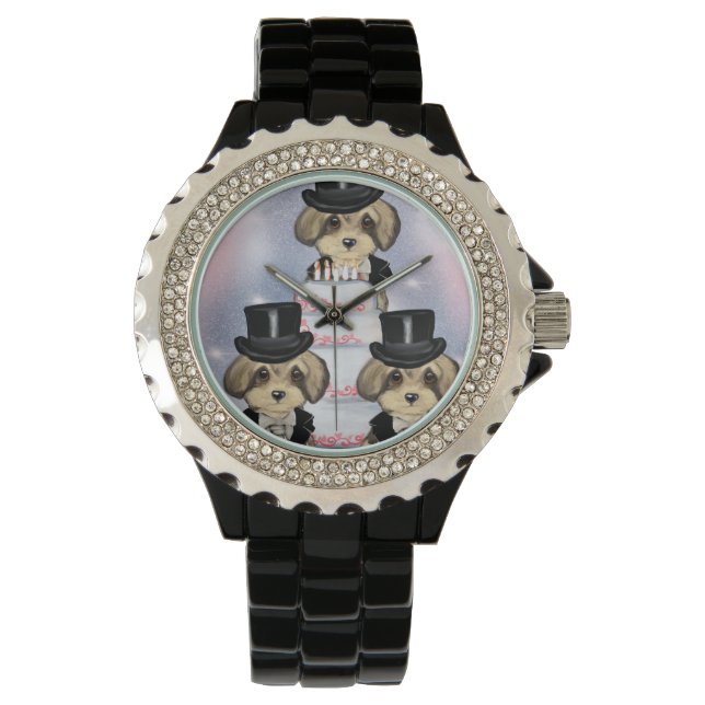 YORKIE POO HORLOGE (Voorkant)